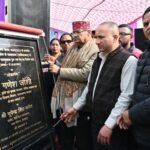 मसूरी विधानसभा के समग्र विकास के लिए ₹117.27 लाख की योजनाओं का शिलान्यास करते कैबिनेट मंत्री गणेश जोशी