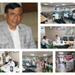 एमडीडीए उपाध्यक्ष बंशीधर तिवारी ने कहा— एक यूनिट रक्त से बच सकती हैं तीन जिंदगियां