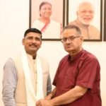 सैनिक कल्याण मंत्री गणेश जोशी से कर्नल कृष्ण कांत बाजपेयी ने की सौहार्दपूर्ण मुलाकात