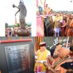 यमुना तट पर धामी का आध्यात्मिक विजन, प्रतिमा अनावरण से मंदिर शिलान्यास तक विकास की नई तस्वीर